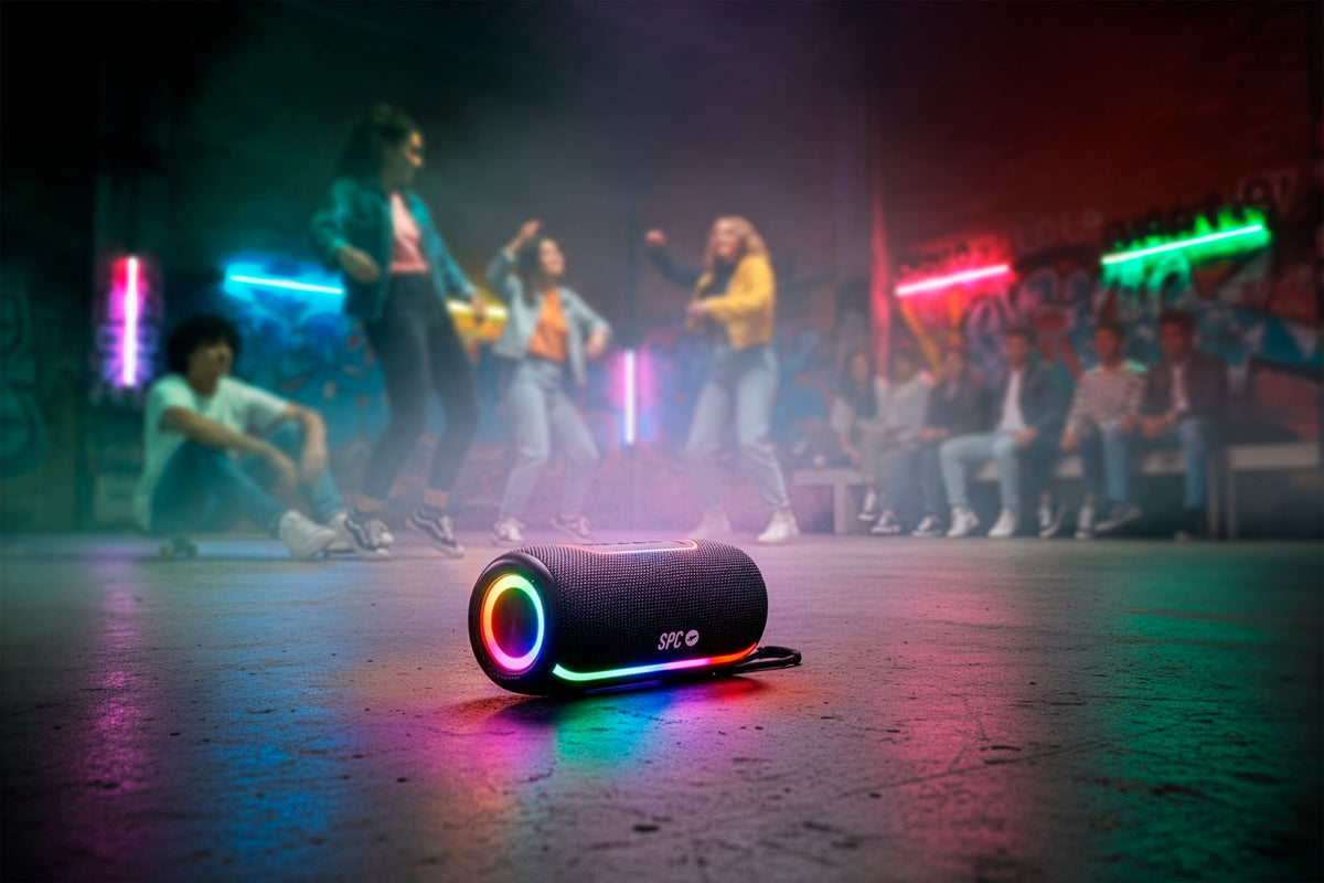 SPC ORBITAL, la nueva gama de altavoces portátiles de SPC que combina un sonido potente e iluminación envolvente con autonomías de hasta 24 horas