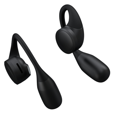 Diseño Open-Ear que deja el oído libre y ventilado