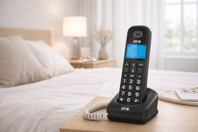 Ideale per persone con vista ridotta o poco familiari con la telefonia fissa.